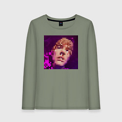 Лонгслив хлопковый женский Ловв 66, цвет: авокадо