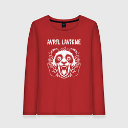 Женский лонгслив Avril Lavigne rock panda