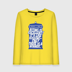 Женский лонгслив Tardis box