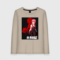 Женский лонгслив Дневник будущего Юно