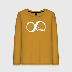 Женский лонгслив Бесконечная баскетбольная любовь