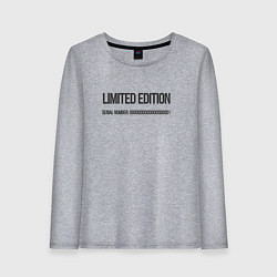 Женский лонгслив Limited edition