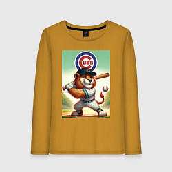 Женский лонгслив Lion - batter Chicago cubs