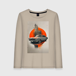 Женский лонгслив Постер машины