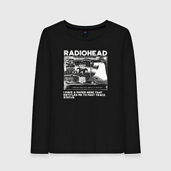 Женский лонгслив Radiohead band