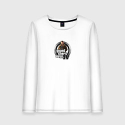 Лонгслив хлопковый женский Grand Theft Auto 4, цвет: белый
