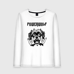 Женский лонгслив Powerwolf - rock dog