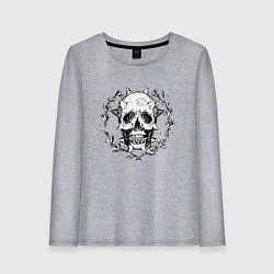 Женский лонгслив Life is Strange - Череп с шипами
