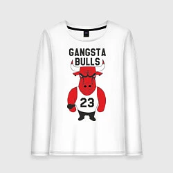 Женский лонгслив Gangsta Bulls 23