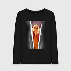 Женский лонгслив Horns