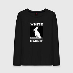 Лонгслив хлопковый женский White rabbit, цвет: черный