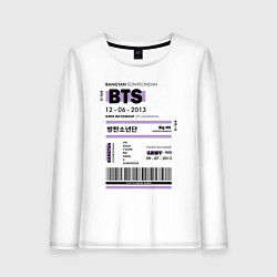 Женский лонгслив Bts ticket