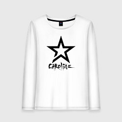 Лонгслив хлопковый женский Caroline - star, цвет: белый