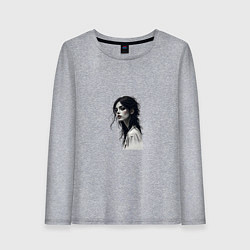 Женский лонгслив Мрачная красота