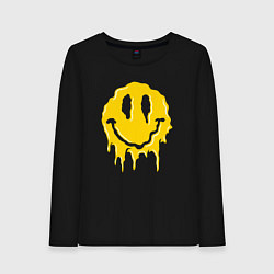 Женский лонгслив Dripping smile