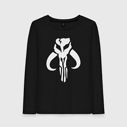 Женский лонгслив Знак мандалора The mandalorian