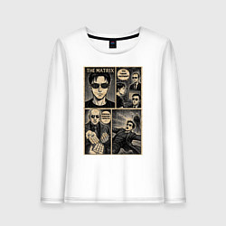 Женский лонгслив The matrix