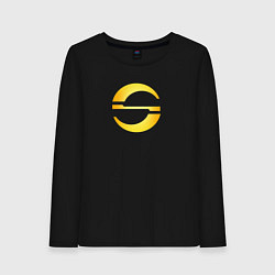 Лонгслив хлопковый женский Громовержцы - Часовой, цвет: черный
