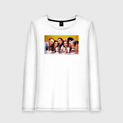 Женский лонгслив Художниик друзья