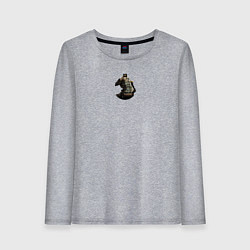 Лонгслив хлопковый женский Куджо Джотаро, цвет: меланж