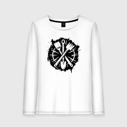 Женский лонгслив Лопатка и кисточки