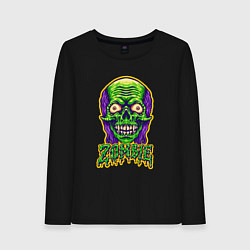 Женский лонгслив Evil zombie