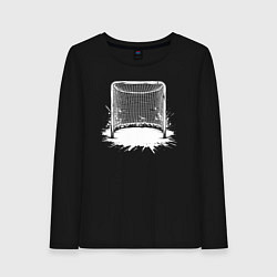 Женский лонгслив Хоккейная рамка