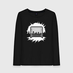 Женский лонгслив Уличная хоккейная рамка