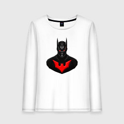 Лонгслив хлопковый женский Super Batman, цвет: белый