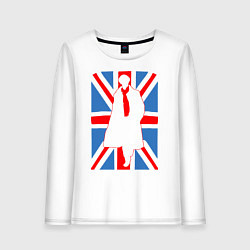 Женский лонгслив Sherlock Holmes Union Jack