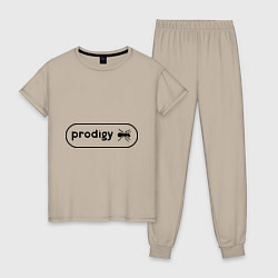 Женская пижама Prodigy лого с муравьем