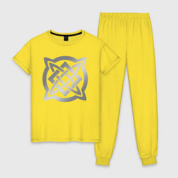 Женская пижама Звезда Сварога: серебро