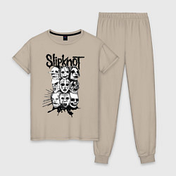 Женская пижама Slipknot Faces