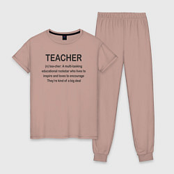 Женская пижама Teacher