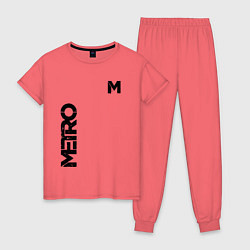 Женская пижама METRO M