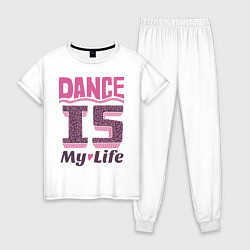 Женская пижама Dance is my life