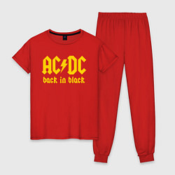 Женская пижама ACDC BACK IN BLACK