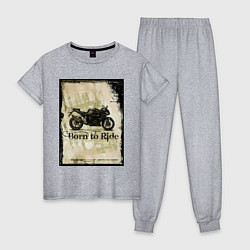 Женская пижама Born to Ride