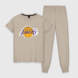 Женская пижама LA LAKERSспина