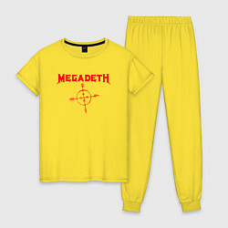 Женская пижама Megadeth