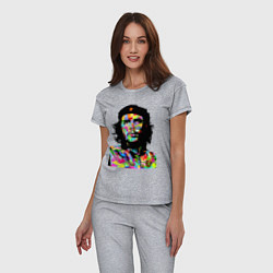 Пижама хлопковая женская Che, цвет: меланж — фото 2