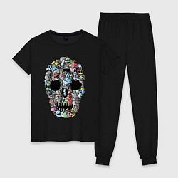 Женская пижама Tosh Cool skull