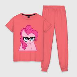 Пижама хлопковая женская Pinky Pie hipster, цвет: коралловый
