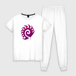 Женская пижама Zerg logo Purple