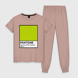 Женская пижама Shrek: Pantone Color