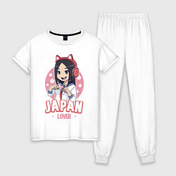 Женская пижама Japan lover anime girl