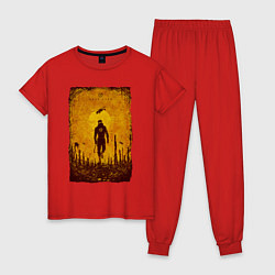 Пижама хлопковая женская FREEMAN HALF-LIFE 2 Z, цвет: красный