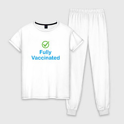 Женская пижама Полная вакцинация