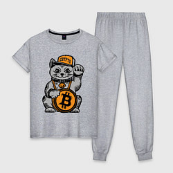 Женская пижама Крипто-кот