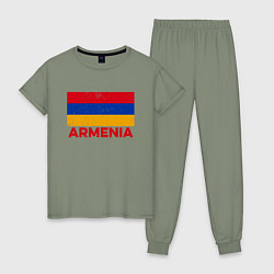 Женская пижама Armenia Flag